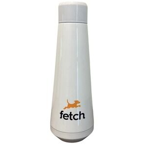 Aviana Fetch White Stainless Steel Insulated Water Bottle 25oz Tapered Thermos